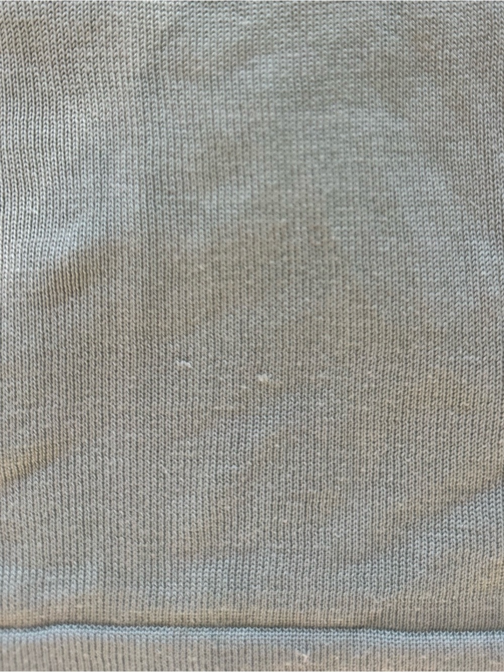 Vintage I. MAGNIN 100% Silk Knit Long Sleeve Turtleneck Top Ice Blue Size Small - Picture 4 of 9